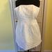 Lilly Pulitzer Dresses | Lilly Pulitzer White Strapless Dress Size 9 So Cute | Color: White | Size: 8