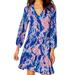 Lilly Pulitzer Dresses | Lilly Pulitzer Traci Long Sleeve Dress | Color: Blue/Red | Size: M