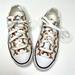 Converse Shoes | Converse Rainbow Print Sneakers Low Top Size 1.5 | Color: White | Size: 1.5bb