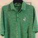 Under Armour Shirts | Euc Under Armour Golf Shirt, Beautiful Heathered Green, Heatgear, Loose Fit | Color: Green | Size: Xl