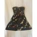 American Eagle Outfitters Dresses | American Eagle Women's Black Floral Sleeveless Mini-Dress Size 00 | Color: Black | Size: 00