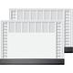 SIGEL HO365/2 Papier-Schreibtischunterlage mit Schutzleiste, ca. DIN A2 - extra groß, 2-Jahres-Kalender 2023 2024, 40 Blatt - 2er Pack - in nachhaltiger Verpackung