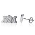 Dayna Designs Florida A&M Rattlers Team Logo Silver Post Earrings