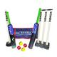 Kosma Junior 2 Player’s Kwik Cricket Set | Cricket Set with bag | 2 x Bats No.3 & 5| 4 x Balls | Wicket Stump set with Bails | Single Stump | Black & Ivory Color | For Ages 8-13 years