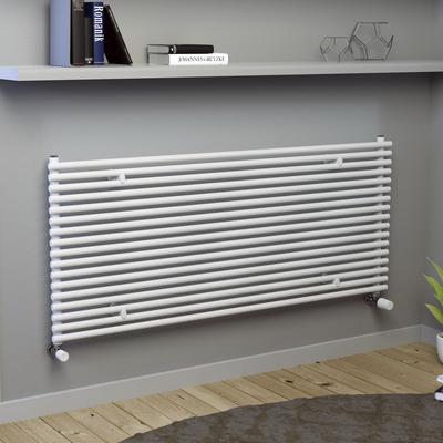 XIMAX Designheizkörper "Gamba Slim Duplex Horizontal, 610 mm x 1000 mm", weiß, B/H/T: 100cm x 61cm x 5,2cm, seidenmatt, 