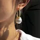 Flashbuy – boucles d'oreilles pendantes à grosses perles pour femmes boucles d'oreilles