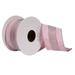 Vickerman 694916 - 2.5"x5yd Pink Glitter Dori Ribbon (QR222725) Pink Colored Christmas Ribbons