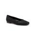 Wide Width Women's Honor Flat by Trotters in Black Mini Dot (Size 11 W)