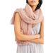 Free People Accessories | Free People Women's Whisper Fringe Blanket Scarf Beige Size Regular | Color: Brown | Size: Various