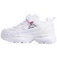 Sneaker KAPPA Gr. 25, weiß (white) Kinder Schuhe Trainingsschuhe