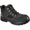Sicherheitsstiefel SKECHERS "TROPHUS - LETIC" Gr. 42, schwarz, 42, Nubukleder, Mesh, Schuhe, S1 P ESD, durchtrittsicher, bequem und elektrisch ableitend