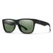 Smith Lowdown 2 Sunglasses Matte Black Frame ChromaPop Polarized Gray Green Lens LD2CPGNMB