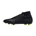 NIKE Herren Mercurial Superfly 9 Club FG/MG Sneaker, Black Dk Smoke Grey Summit White Volt, 45 EU