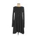 Old Navy Casual Dress: Black Stripes Dresses - Women's Size X-Small