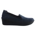 Clarks Step Rose Moon Womens Wedged Slip On Casual Smart Shoes UK 5 / EU 38 Navy