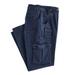 Blair Men's JohnBlairFlex Relaxed-Fit Side-Elastic Cargo Pants - Denim - 42