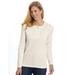 Blair Women's Long Sleeve Pointelle Henley Top - Ivory - 3XL - Womens