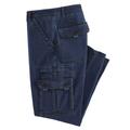 Blair JohnBlairFlex Relaxed-Fit 7-Pocket Cargo Pants - Denim - 38