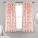 Lush Décor Riley Window Curtain Panel Blush Single 54X45 - Triangle Home Décor 21T013395