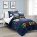 Video Games Reversible Oversized Comforter Navy/Multi 4Pc Set Twin - Triangle Home Décor 21T012000