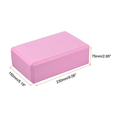 Yoga Block 9" x 6" x 3" Light Weight High-Density EVA Foam Brick