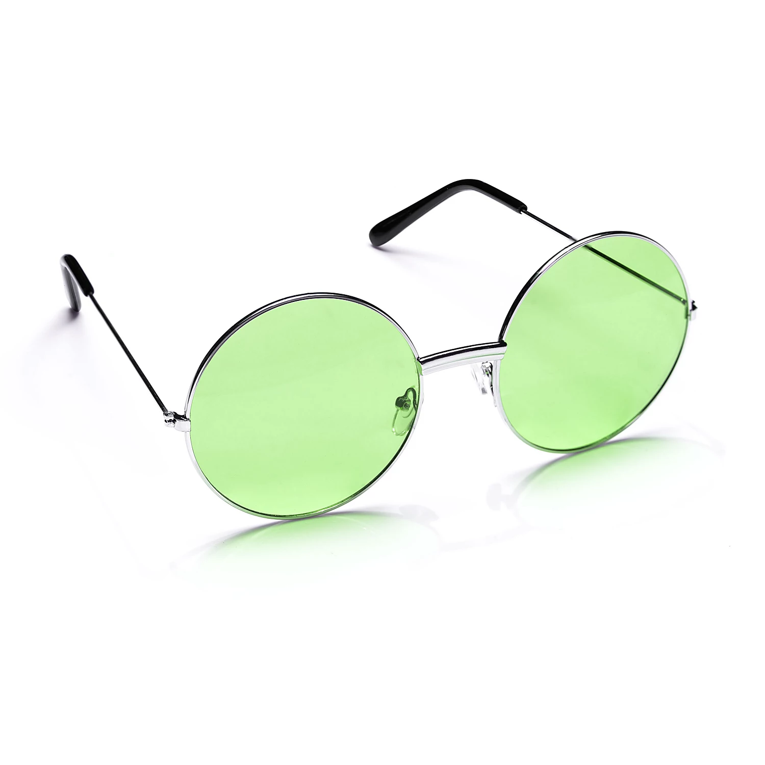 Brille Hippie, 6 cm Ø, grün Image
