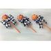 The Holiday Aisle® 3 Cake Pop Faux Halloween Candy Decorations in Orange | 7.5 H x 2 W x 2 D in | Wayfair E98BE9536D07490C85BEE9F9810AC53B