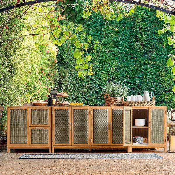 isola-outdoor-kitchen-collection-in-natural-teak---cabinet-with-open-shelf---frontgate/