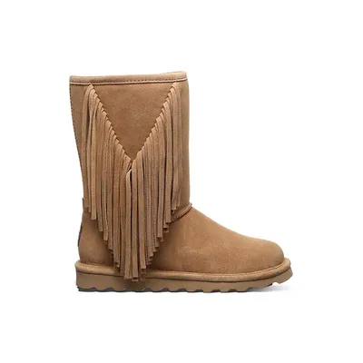 Bearpaw Womens Cherilyn Fur Boot