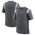 Men's Nike Heather Charcoal Indianapolis Colts Sideline Tonal Logo Performance Player T-Shirt