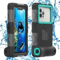 Coque de plongée étanche sous-marine pour Samsung 15m 50 pieds S24 S23FE S22 Ultra S21 Plus