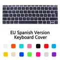 Juste de clavier étanche en silicone pour Macbook film autocollant espagnol Retina Pro 13