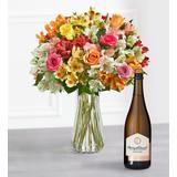 Assorted Roses, Peruvian Lilies, And Sparkling Rosé, Arrangements, Flowers by Harry & David