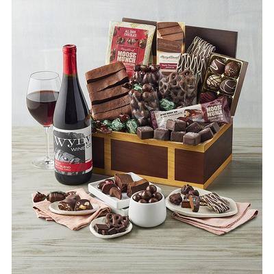 Deluxe Chest Of Chocolates With Wine, Family Item Food Gourmet Assorted Foods, Chocolates & Sweets by Harry & David