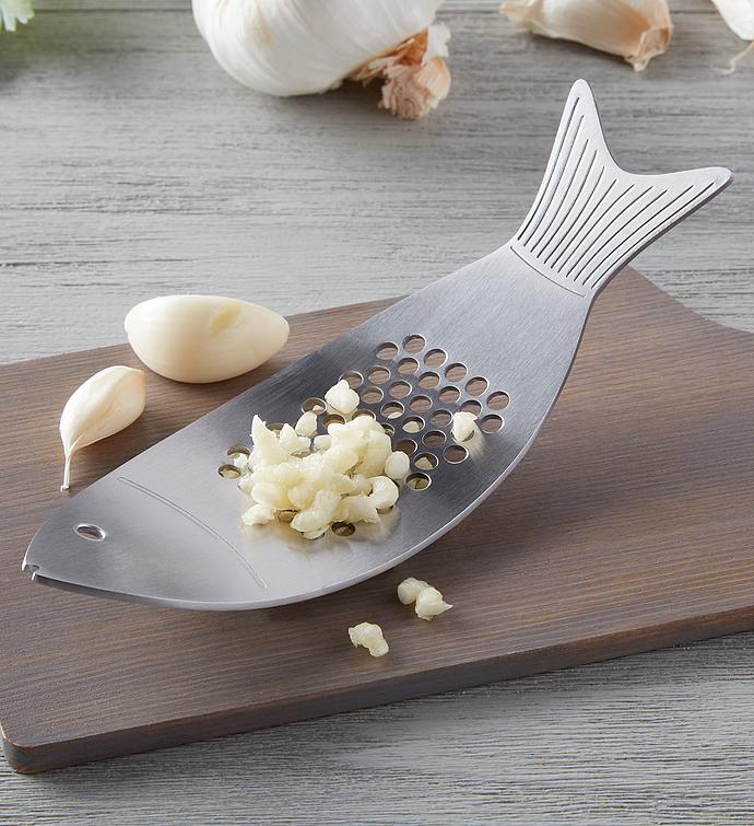 Fish Garlic Press, Kitchen Serving Ware, Utensils - Gadgets by Harry & David