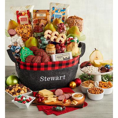 Deluxe Personalized Christmas Gift Basket, Pg Assorted Foods, Gifts by Harry & David