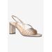 Wide Width Women's Zariah Sandal by Bella Vita in Champagne Leather (Size 11 W)