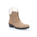 Wide Width Women's Propet Winslow Suede Bootie by Propet in Latte (Size 8 W)