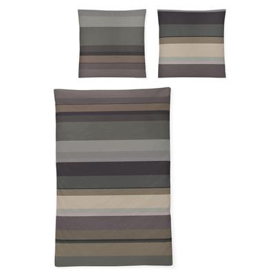 Bettwäsche IRISETTE "Sky 8424", bunt (multi), B/L: 240cm x 220cm, 2 St., Mako-Satin, B/L: 80cm x 80cm, Mako-Satin, Obermaterial: 100% Baumwolle, Bettwäsche, edel und hochwertig Image