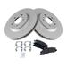 2006-2011 Chevrolet Impala Front Brake Pad and Rotor Kit - TRQ BKA23880