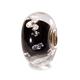 Trollbeads Damen-Bead Universal Diamond, Black 925 Silber Glas - UU81002