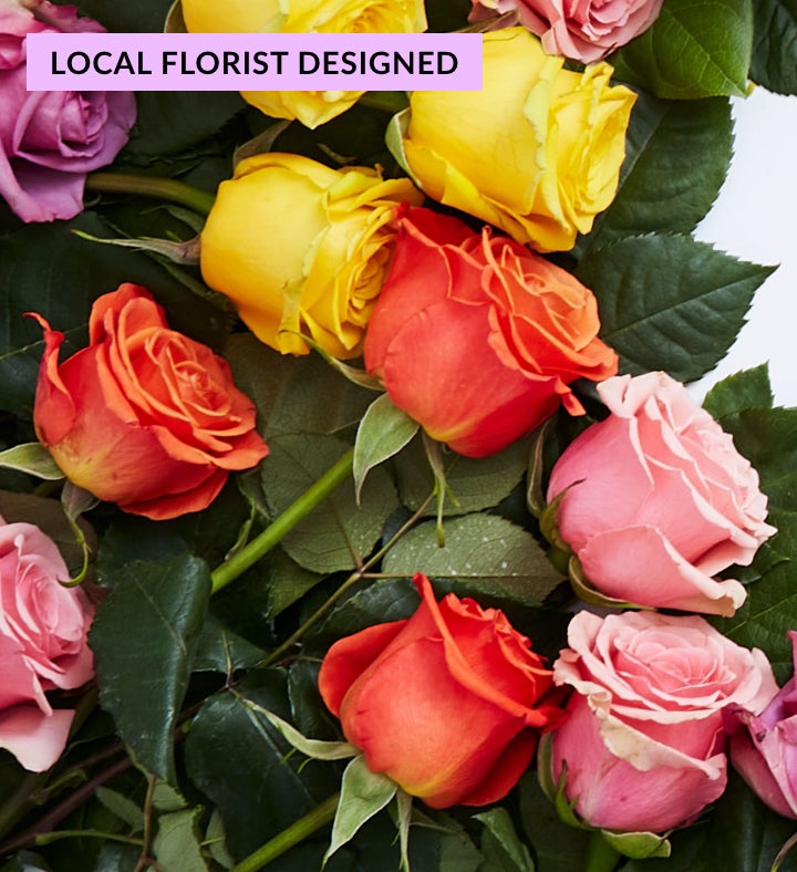 1-800-Flowers Flower Delivery One Of A Kind | Rose Bouquet 24 Stems | Happiness Delivered To Their Door