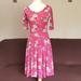 Lularoe Dresses | Lularoe Pink Dress Size M | Color: Pink | Size: M