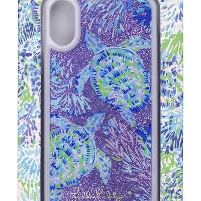Lilly Pulitzer Cell Phones & Accessories | Lily Pulitzer Iphone Case X/Xs . Glitter Shell Of A Party. | Color: Pink/Purple | Size: X/Xs I Phone Case