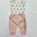 Disney Matching Sets | Disney Nb/0-3 Mos Outfits | Color: Pink | Size: 0-3mb