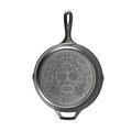 Lodge 10.25" Cast Iron Sugar Skull Skillet Cast Iron/Seasoned Cast Iron in Black/Gray | 2 H x 16.12 D in | Wayfair L8SKULL