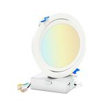 MW LIGHTING 6" Ultra Slim Selectable CCT New Construction/Remodel IC LED Canless Recessed Lighting Kit in White | 2 H x 7.2 W in | Wayfair