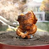 Fire & Flavor Beer Can Chicken Roaster Plastic in Brown/Gray | Wayfair FFT134