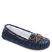 Minnetonka Lodge Trapper - Womens 10 Navy Slipper N