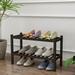 Loon Peak® 6 Pair Shoe Rack Solid Wood in Brown | 17.3 H x 27.5 W x 10.5 D in | Wayfair 51EAE989D27841A384C5518DD15F5F53